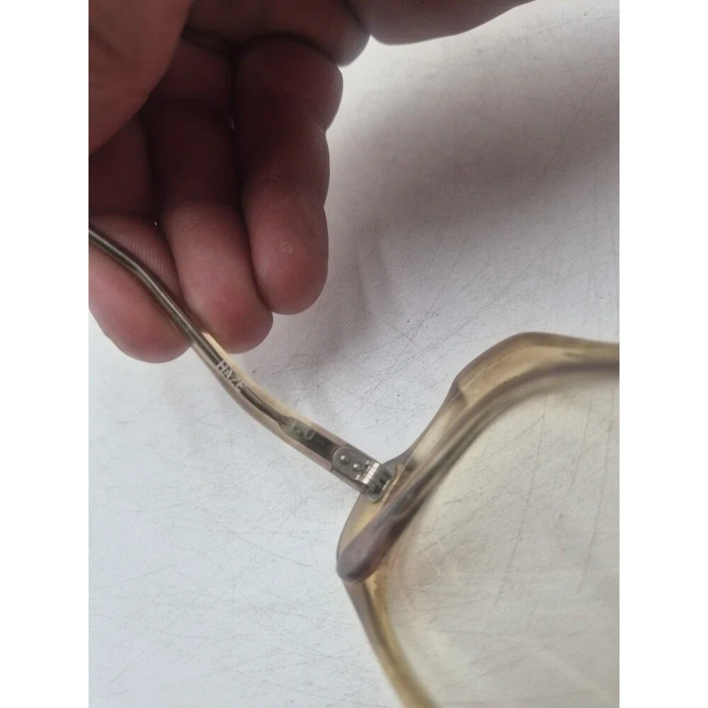 Vintage Marine Warner Brothers  Eyeglass Frames Honey Bunny 5 Oversized Amber